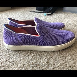 EUC Rothy’s Amethyst Terry Sneakers Size 10.5